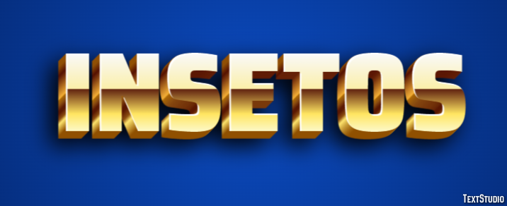 Insetos Efeito de texto