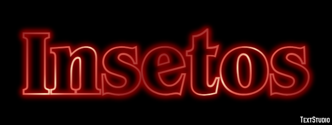 Insetos Tekst effect