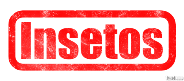 Insetos Efeito de texto