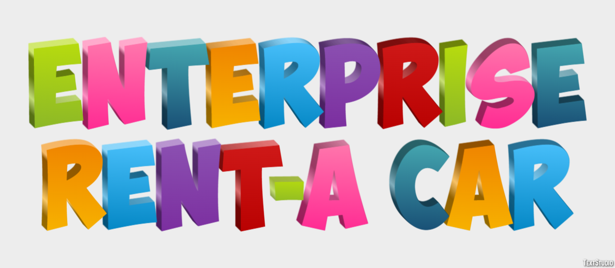 Enterprise Rent-a Car Efekt tekstowy