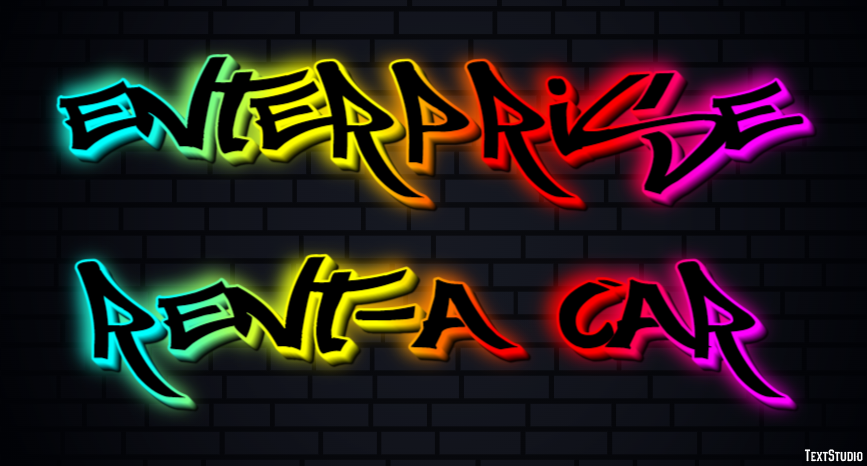 Enterprise Rent-a Car Efekt tekstowy