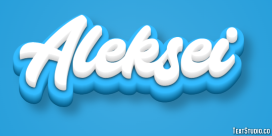 Aleksei Эффект текста