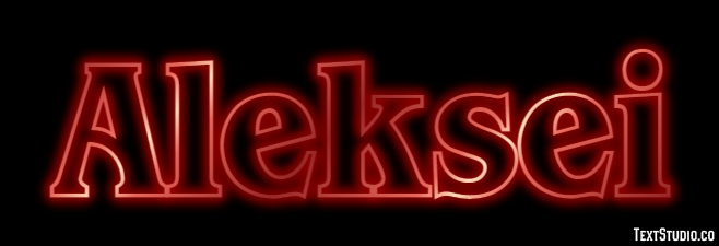 Aleksei Эффект текста