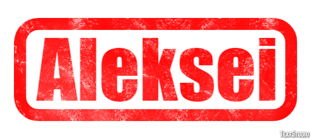 Aleksei Текстовый эффект