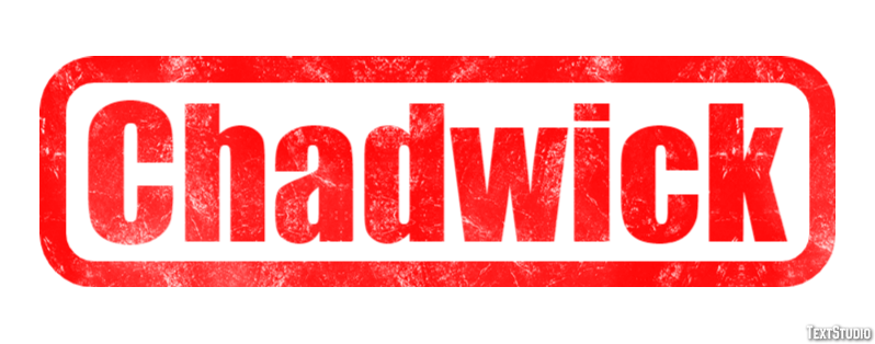Chadwick Эффект текста