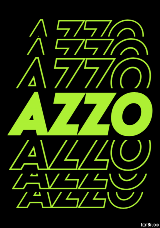 Azzo Effetto testo