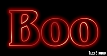Boo Text effect