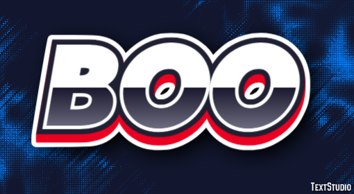Boo Text Effect