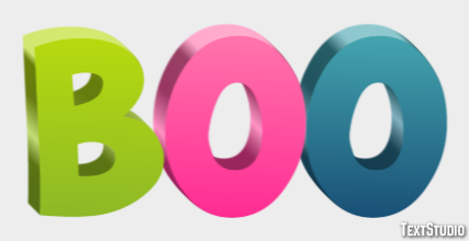 Boo Text effect