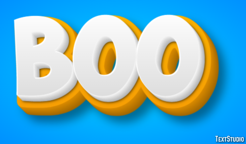 Boo Text effect