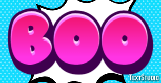 Boo Text effect