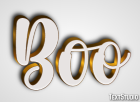Boo Text Effect
