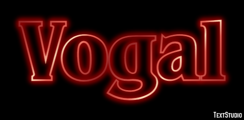 Vogal Effetto testo
