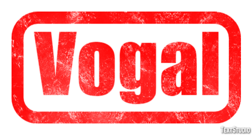 Vogal Effetto testo