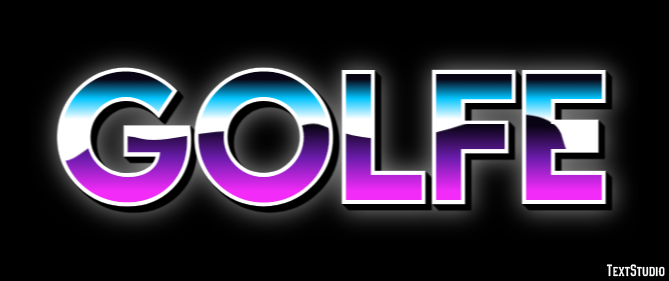 Golfe Efeito do texto