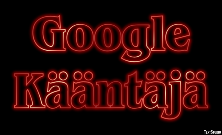 Google Kääntäjä Effetto testo
