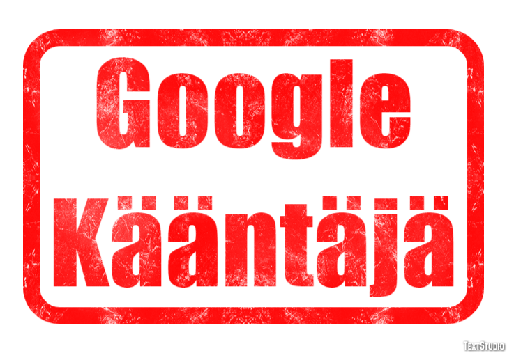 Google Kääntäjä Effetto testo