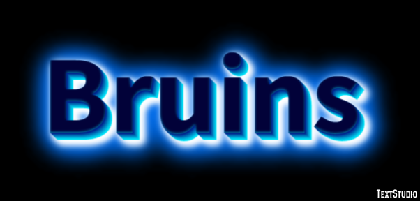 Bruins Efecto de Texto