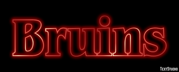 Bruins Text effect