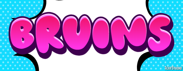 Bruins Text effect