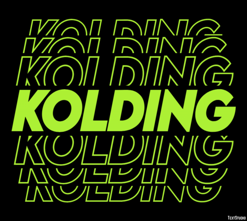 Kolding Efekt tekstowy