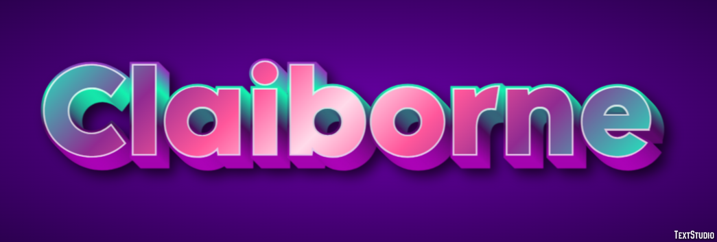 Claiborne Effetto testo