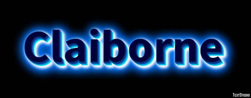Claiborne Text Effect