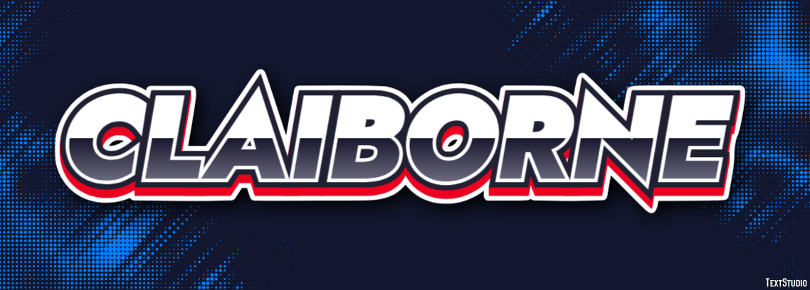 Claiborne Tekst Effect