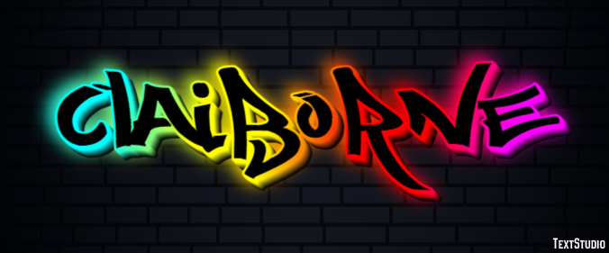 Claiborne Text Effect