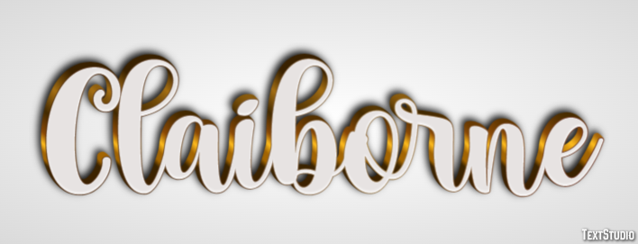 Claiborne Effetto testo
