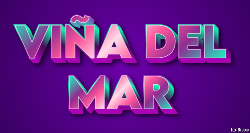 Viña del Mar Efekt tekstowy