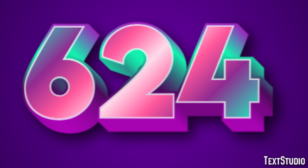 624 Text Effect