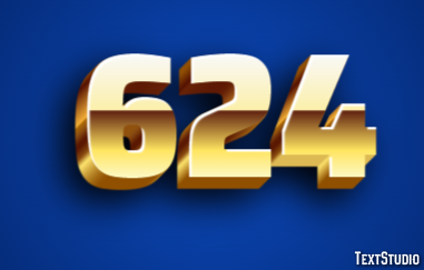 624 Text Effect