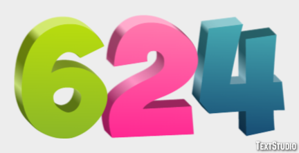 624 Text Effect
