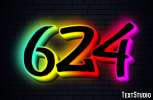 624 Text Effect