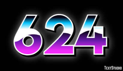624 Text Effect