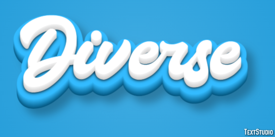 Diverse Text Effect