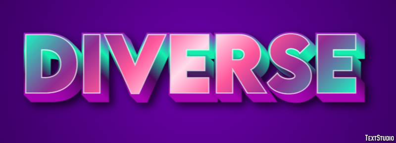 Diverse Text Effect