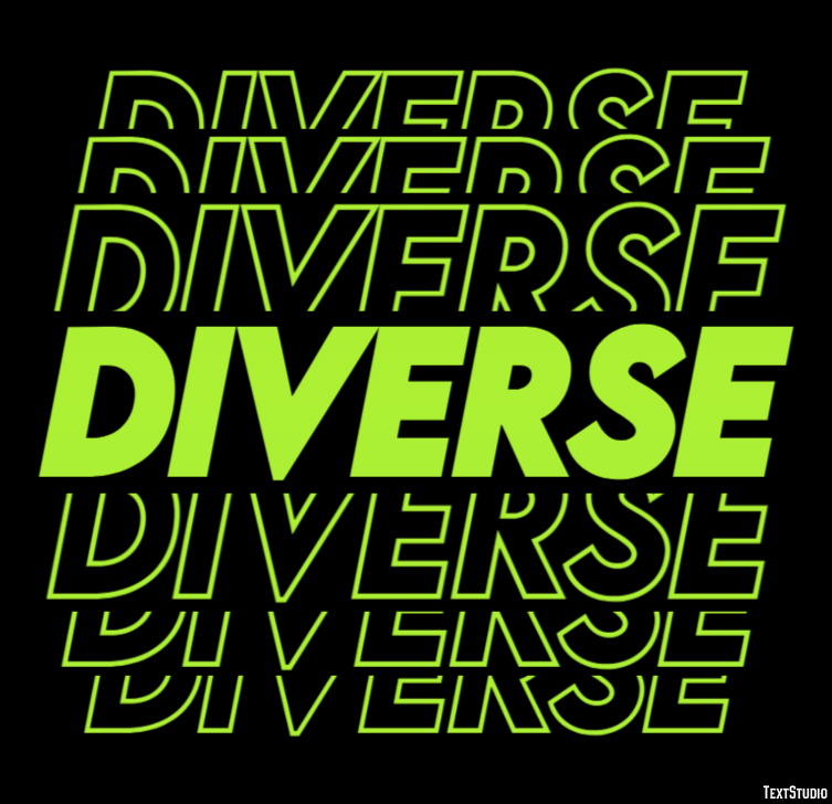 Diverse Text Effect