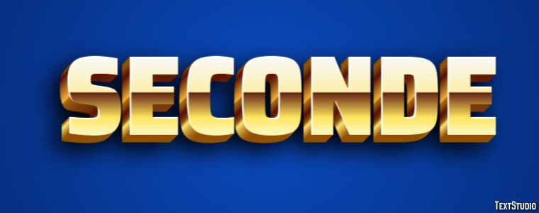 Seconde Effet de Texte