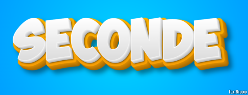 Seconde Effet de Texte