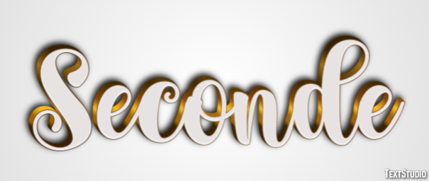 Seconde Effet de Texte