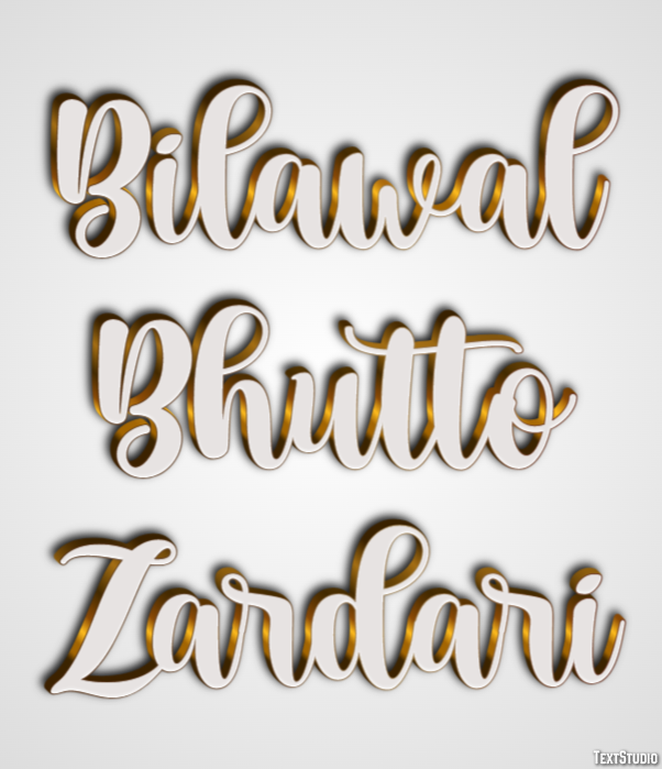 Bilawal Bhutto Zardari Text Effect