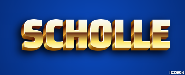 Scholle Tekst Effect
