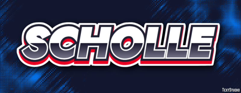 Scholle Texteffekt