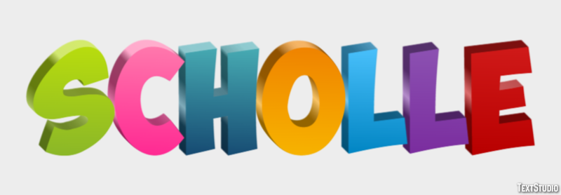 Scholle Tekst Effect