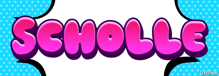 Scholle Tekst effect