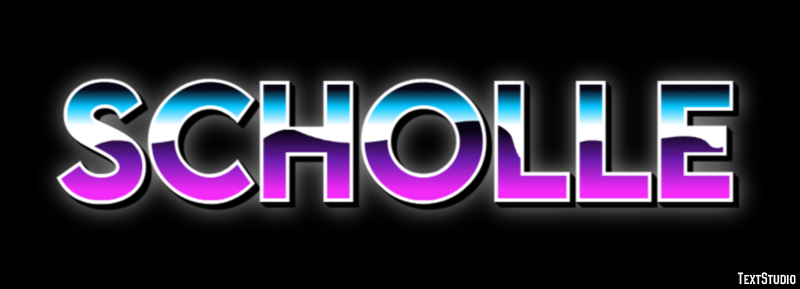 Scholle Texteffekt
