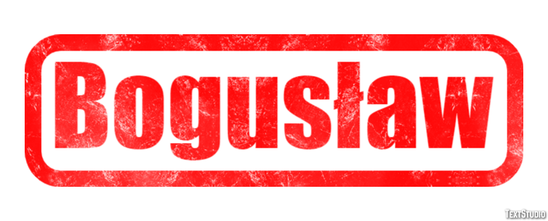 Bogusław Efekt tekstowy