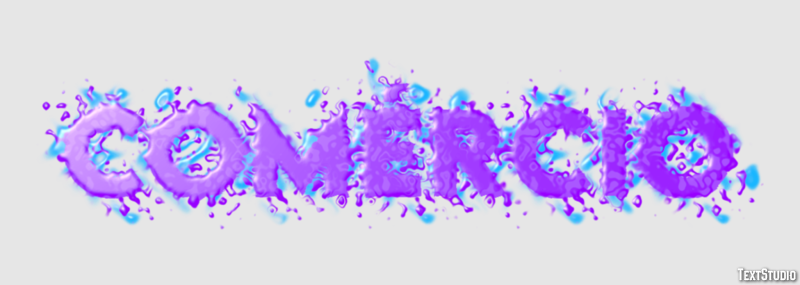 Comércio Text Effect